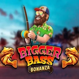 Bigger Bass Bonanza logo by Pragmatic Play at Whamoo Casino