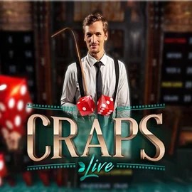 Live Craps by Evolution, showcased at whamooo.com – game logo