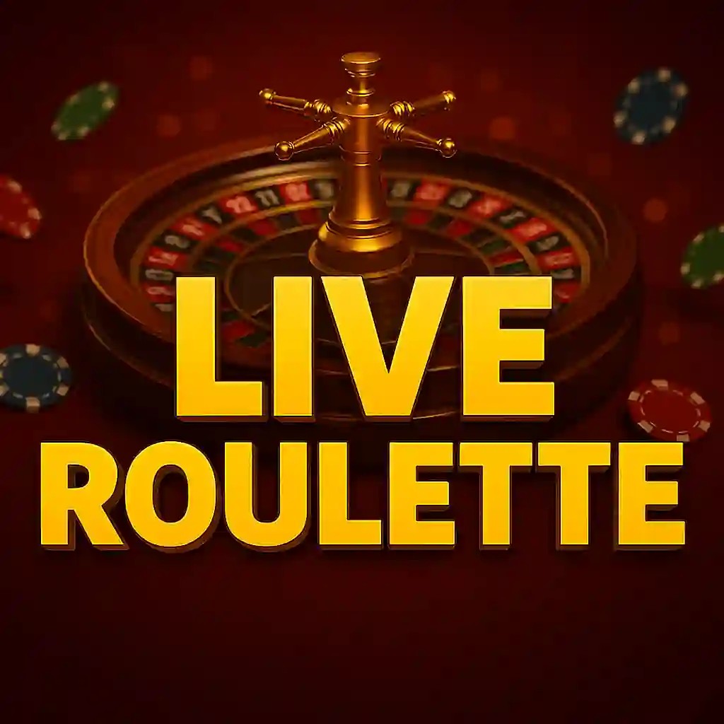 Official Live Casino logo: Live Roulette by Evolution at Whamoo Casino