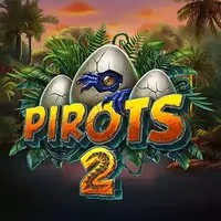 Pirots 2 online game logo by ELK Studios on whamooo.com