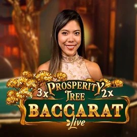 Prosperity Tree Baccarat slot logo by Evolution at Whamoo Casino
