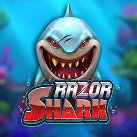 Official Slots logo: Razor Shark by Push Gaming at Whamoo Casino