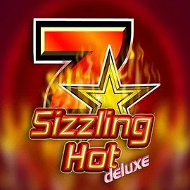 Sizzling Hot Deluxe slot logo by Novomatic at Whamoo Casino