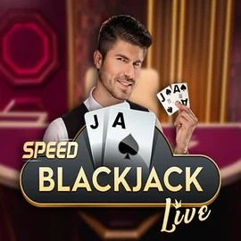 Official Live Casino logo: Speed Blackjack by Pragmatic Play at Whamoo Casino